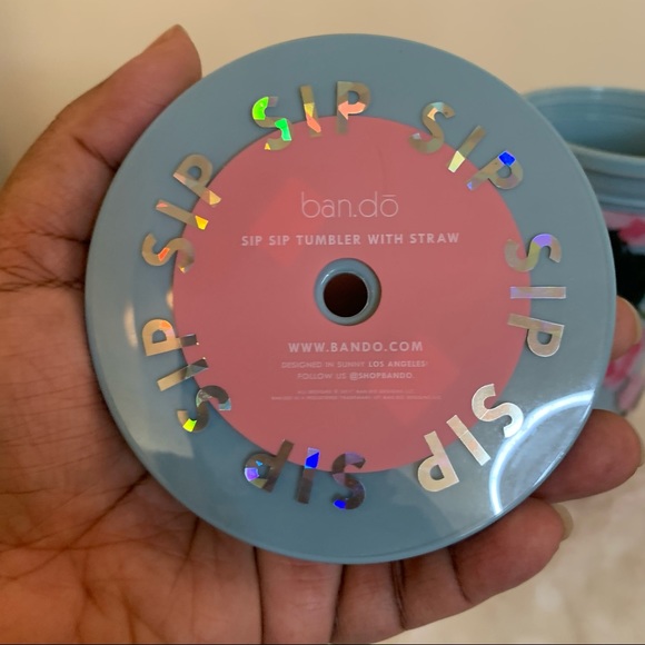 Ban.do Sip Sip Tumbler with Straw (NWT) - Picture 6 of 7